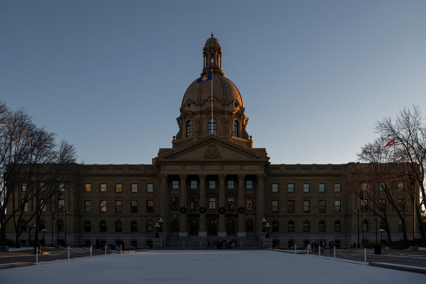 Alberta government workers return to office, but not without a protest, The Globe and Mail