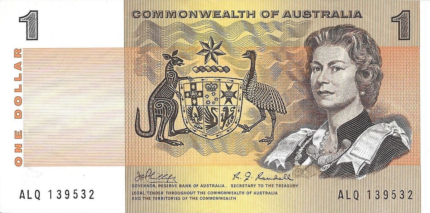 Australian one-dollar note, Wikipedia