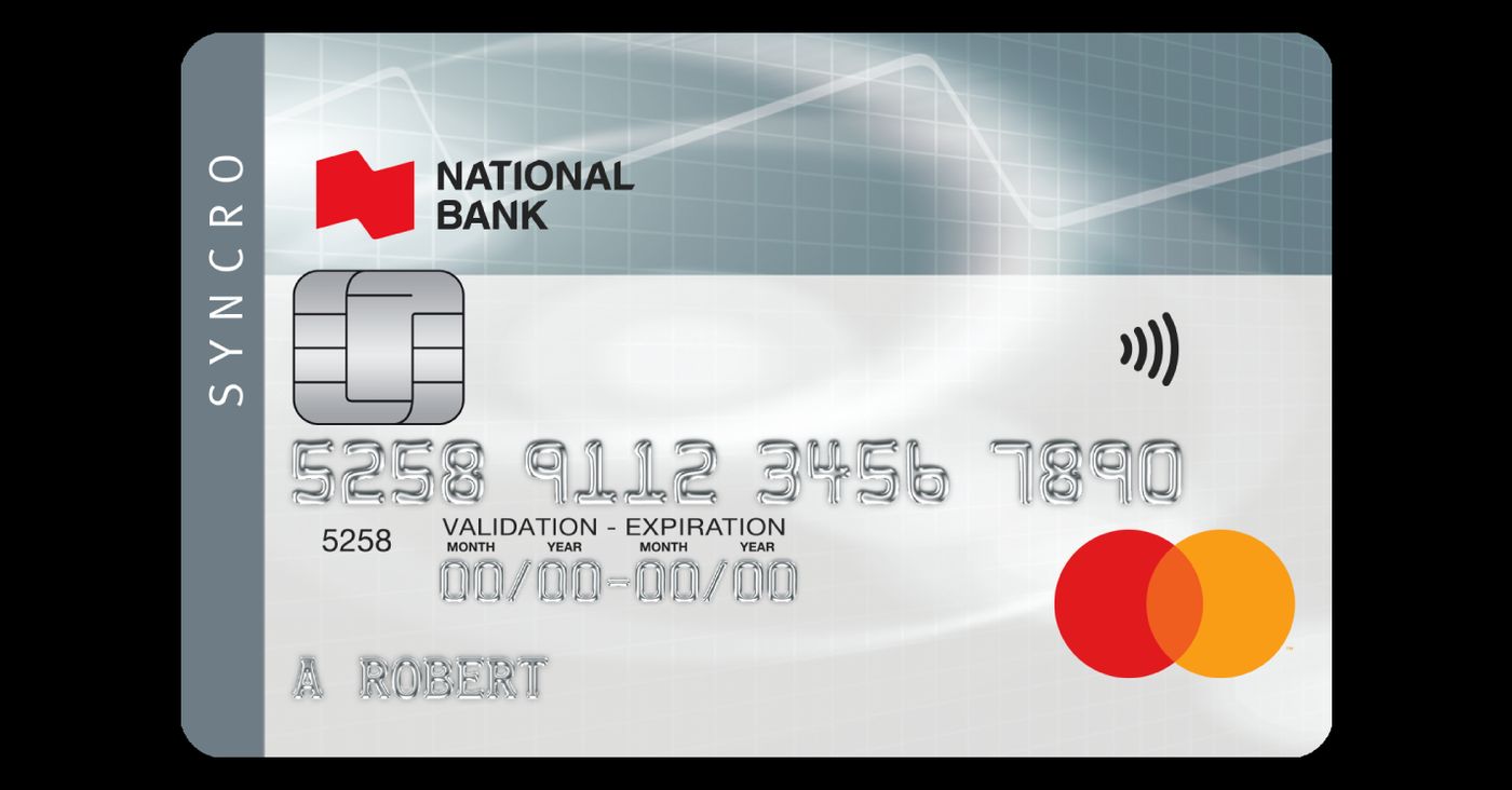 Syncro Mastercard credit card | National Bank