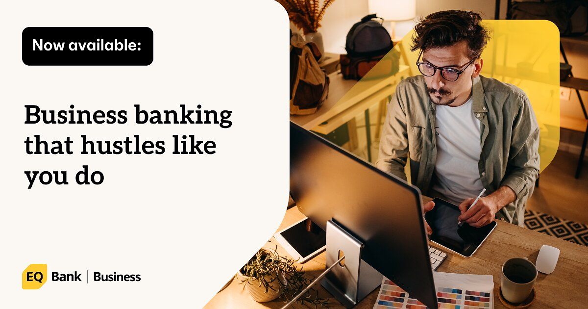 EQ Bank launches Business Banking designed to drive small business owners'  success in Canada, Oct 8, 2025
