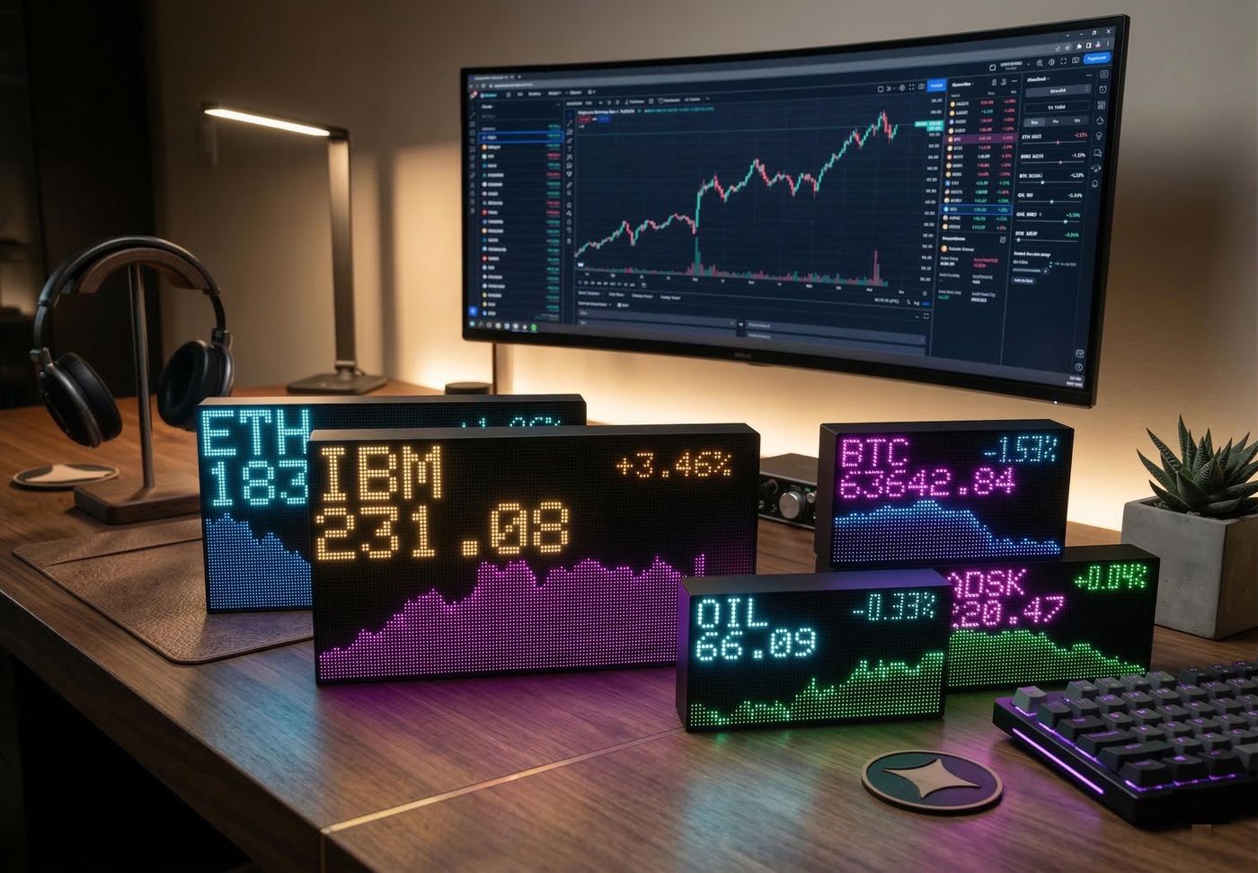 Desktop Stock Ticker, Etsy Canada