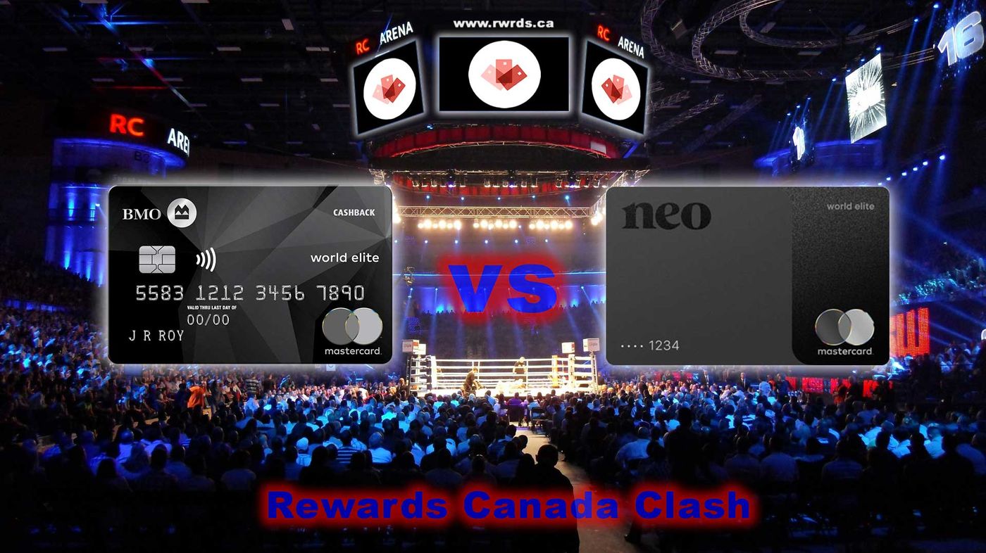 BMO CashBack World Elite Mastercard vs. Neo World Elite Mastercard