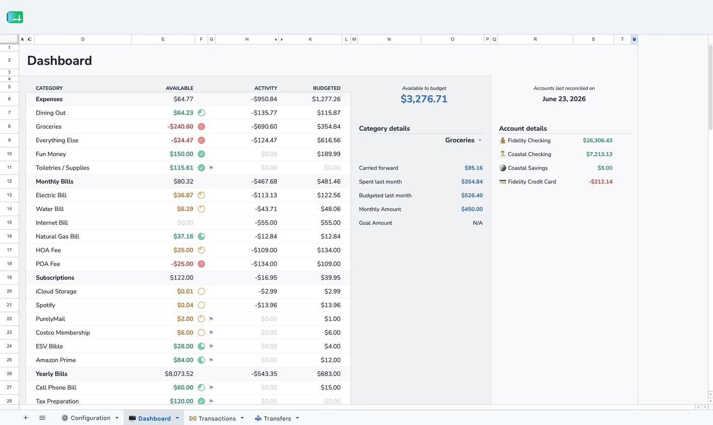 Best Google Sheets Budget Templates & Tools (2026), Aspire Budgeting