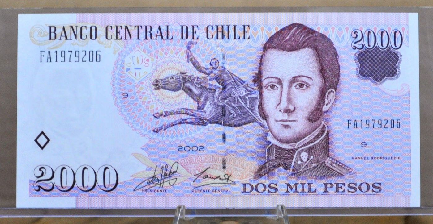 Chile Banknotes, Etsy
