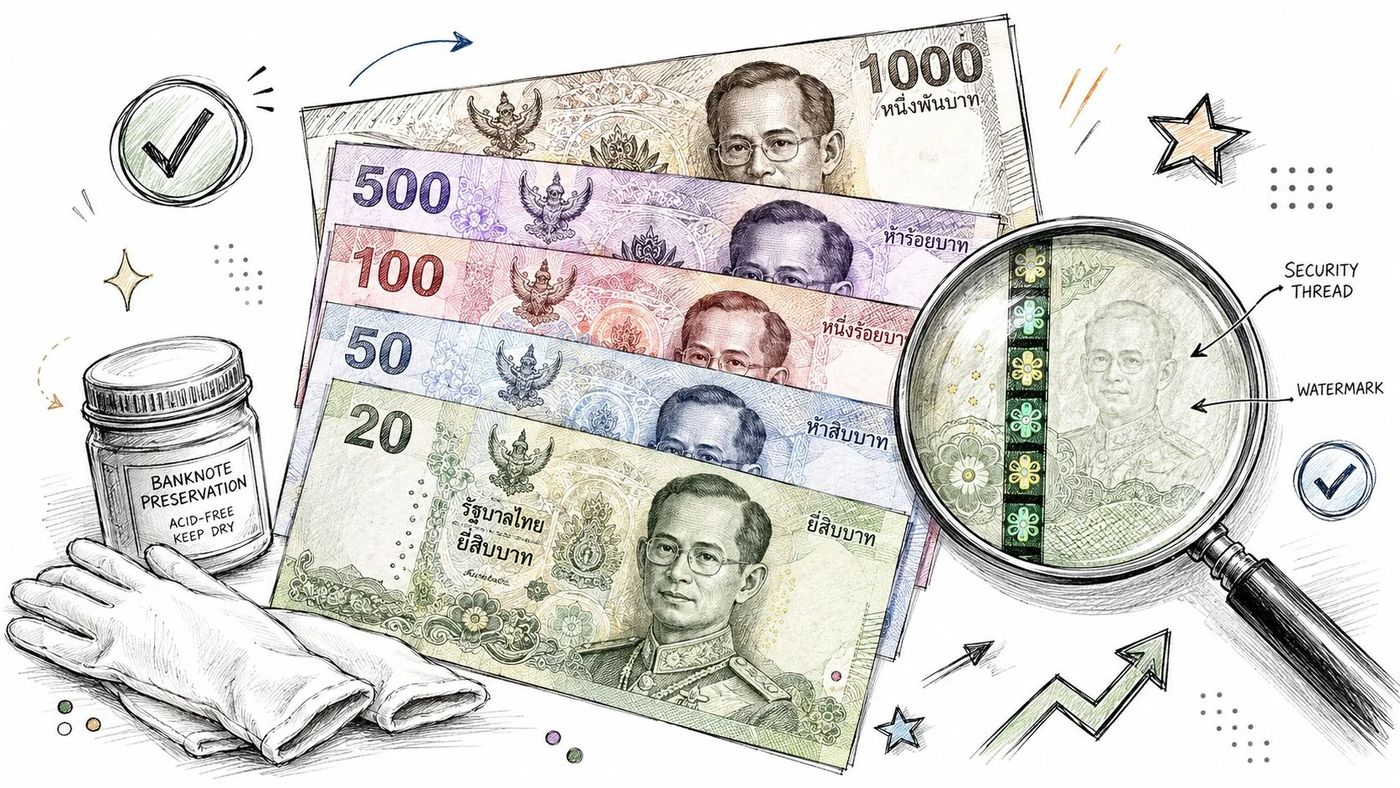 Thai Baht Banknotes: A Collector's Guide to Value & Rarity, Cavalier Coins  Ltd