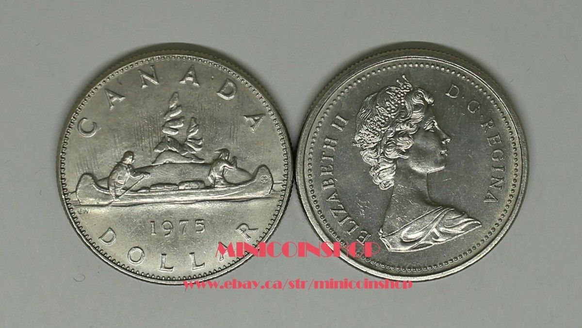 Canada 1975 $1 Voyageur Dollar Coin | eBay