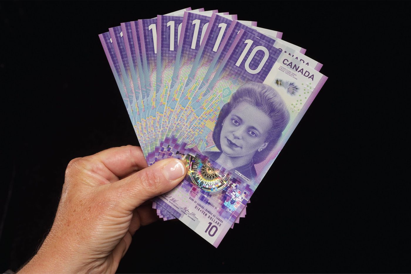 Behind the vertical design of Canada's award-winning $10 bill