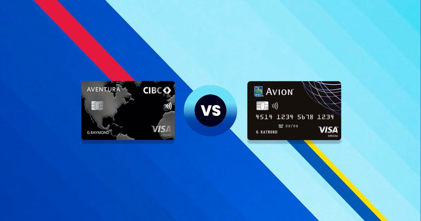 Head-to-Head: CIBC Aventura Visa Infinite vs RBC Visa Infinite Avion |  Milesopedia