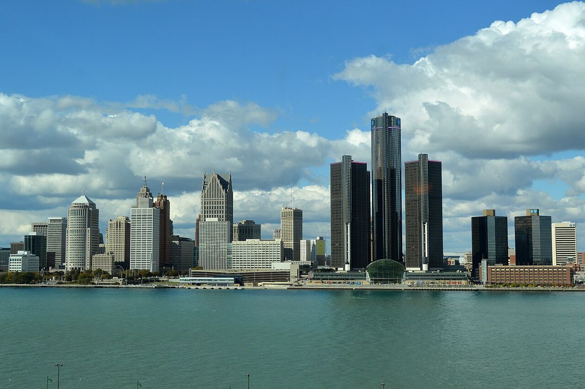 Detroit, USA Taken From Windsor, Canada