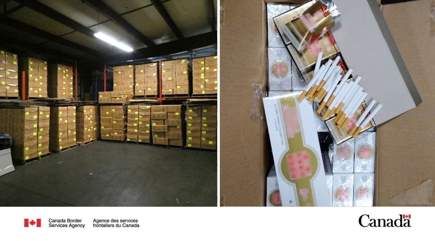 CBSA seizes over $2.2 million in contraband cigarettes | CCentral