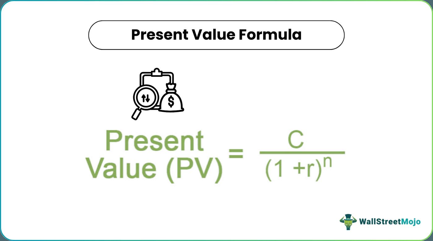 Present Value Formula | Step by Step Calculation of PV