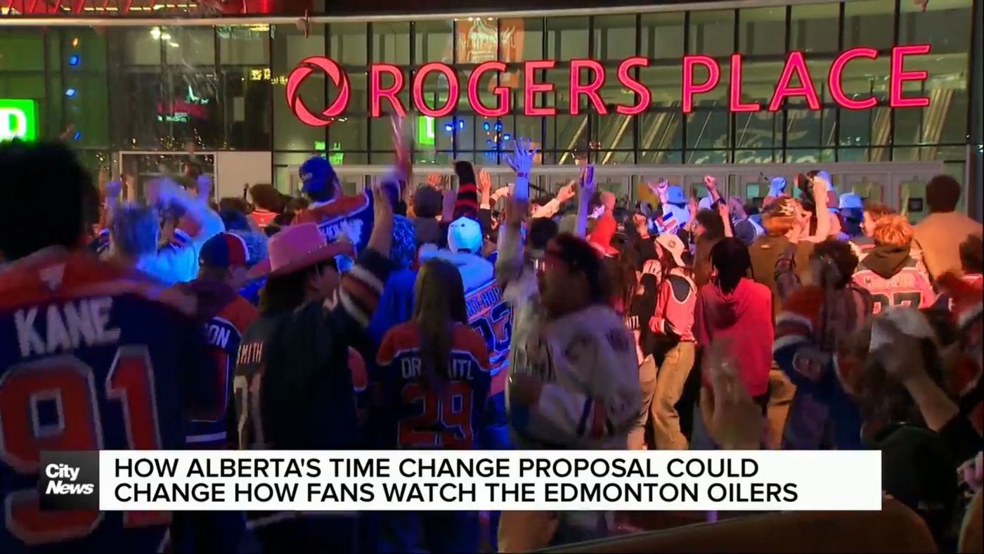 No more clock changes means later nights for Alberta sports fans