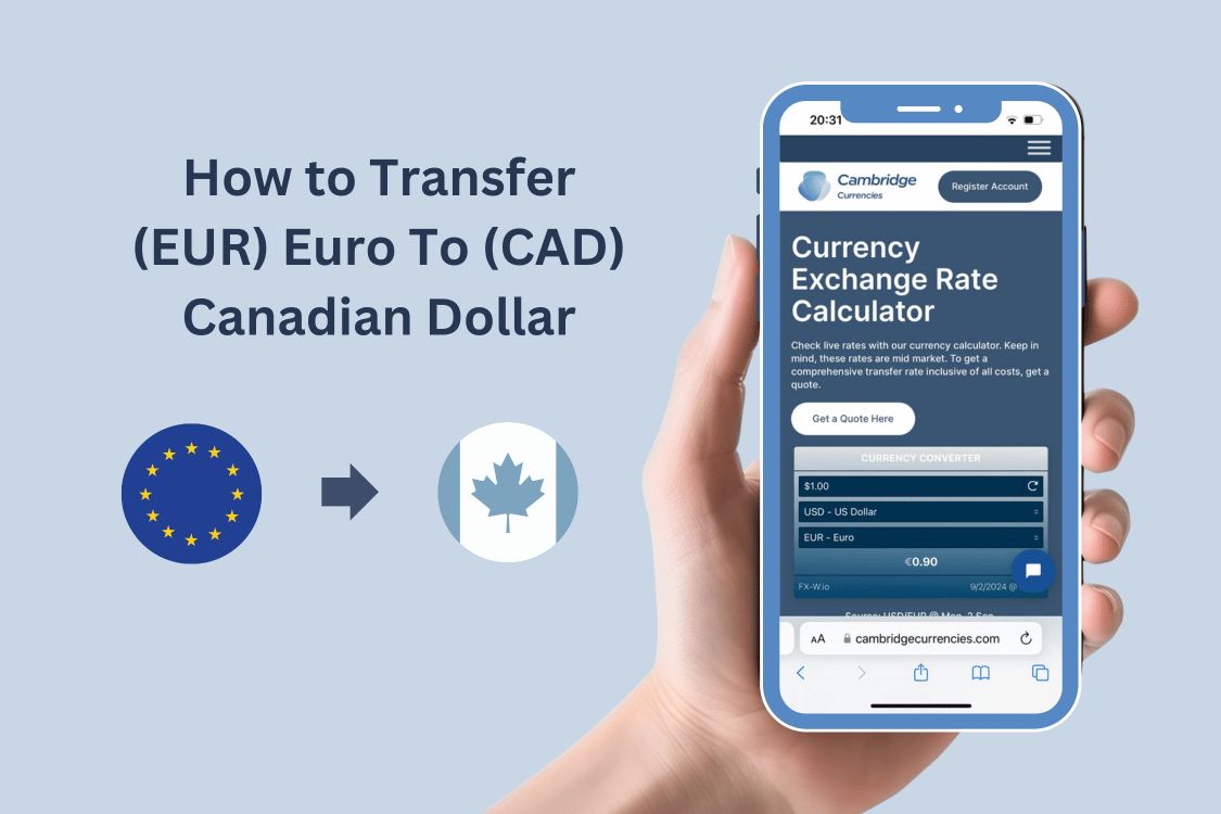 How to Transfer (EUR) Euro To (CAD) Canadian Dollar: Best Exchange Rates