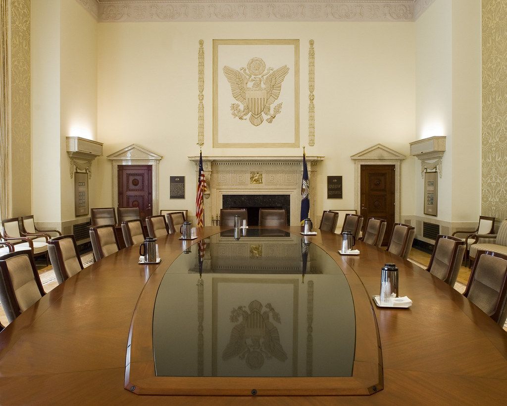 Interior of the Board room in the Marriner S. Eccles build… | Flickr