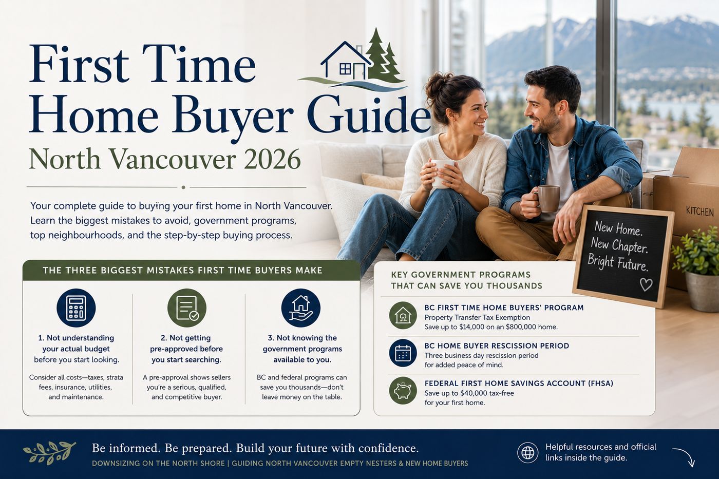 First Time Home Buyer Guide, North Vancouver 2026 - Wallace Green Real  Estate Group