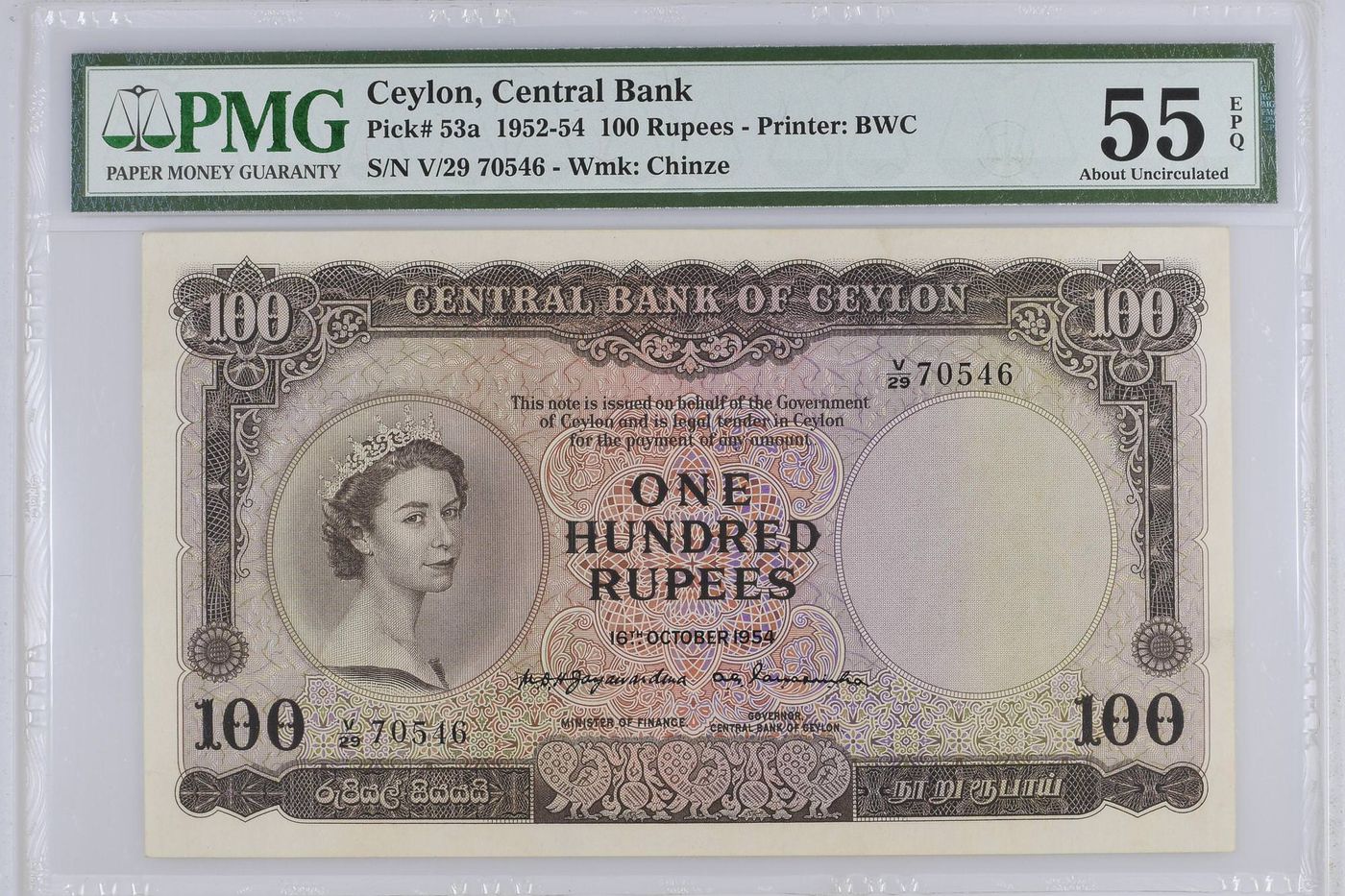 The Dauer Collection of British India Banknotes | PMG