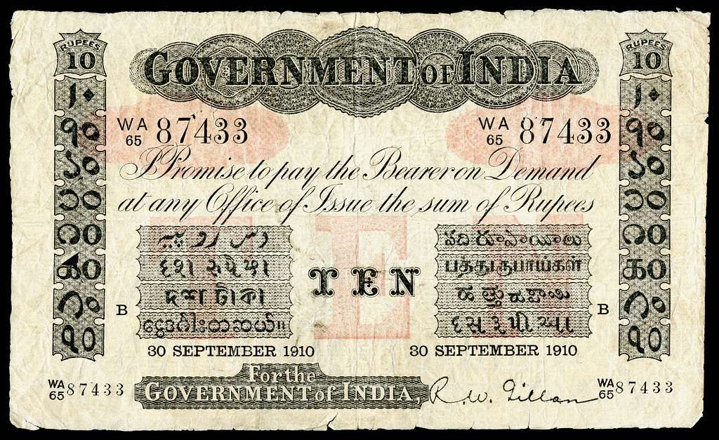 Banknotes of british india Images: PICRYL, Public Domain Media Search  Engine Public Domain Search