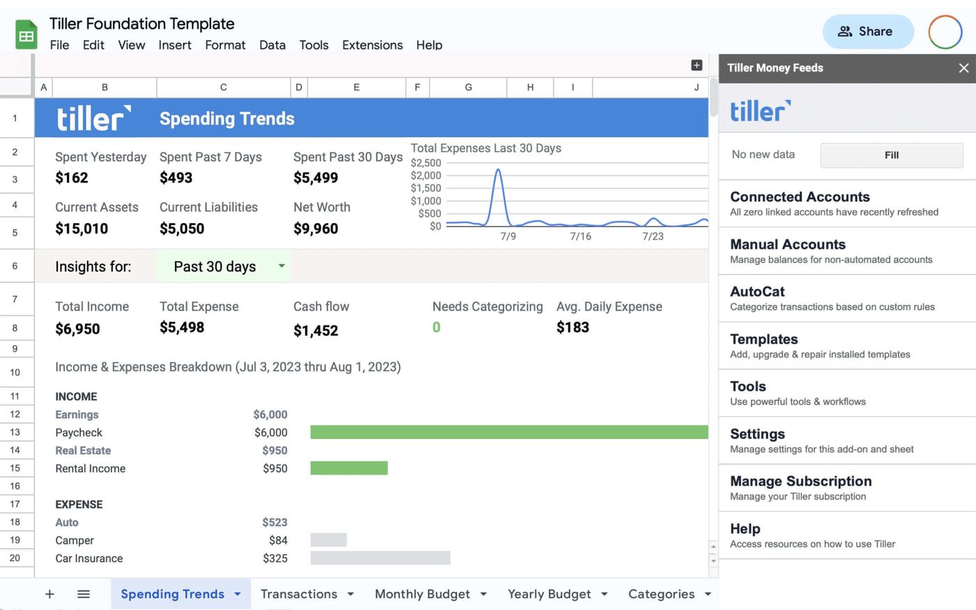 Our 11 Favorite Free Google Sheets Budget Templates For 2026 - Tiller