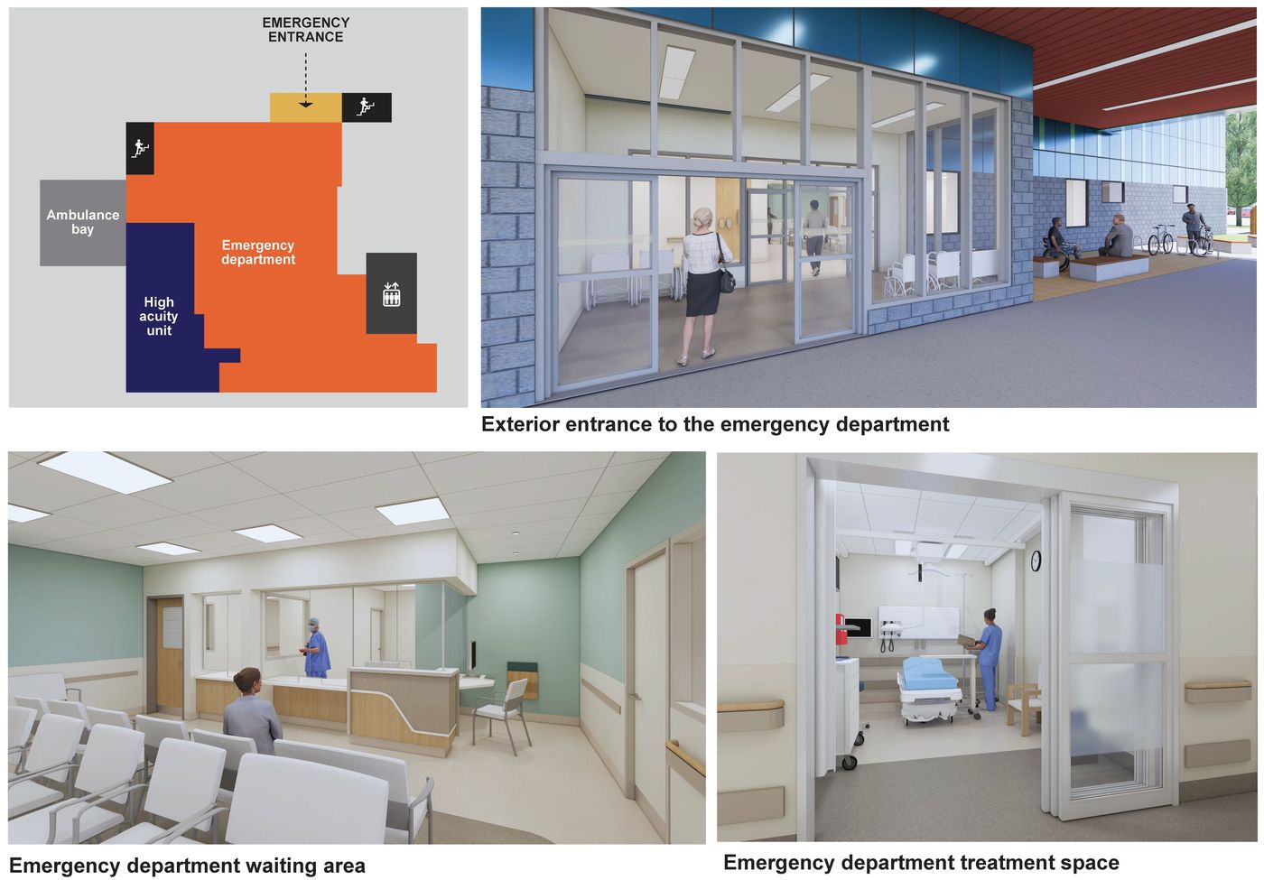 Highlight: Emergency Department | Dawson Creek and District Hospital  Replacement, Dawson Creek, BC | Let's Talk Northern Health