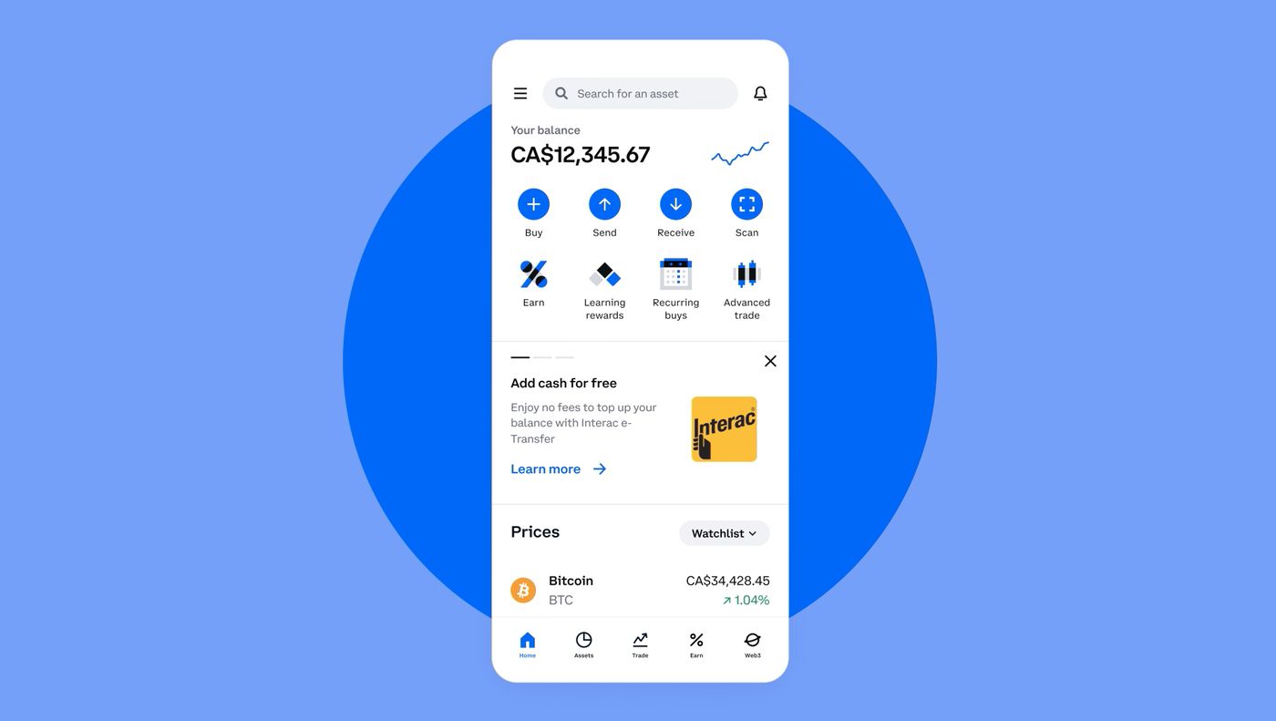 Coinbase Canada, Buy & Sell Bitcoin, Ethereum, and more, Securely