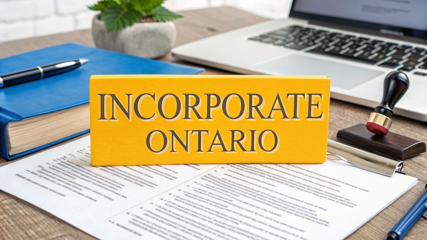 How to Incorporate a Business Ontario: 2026 Checklist