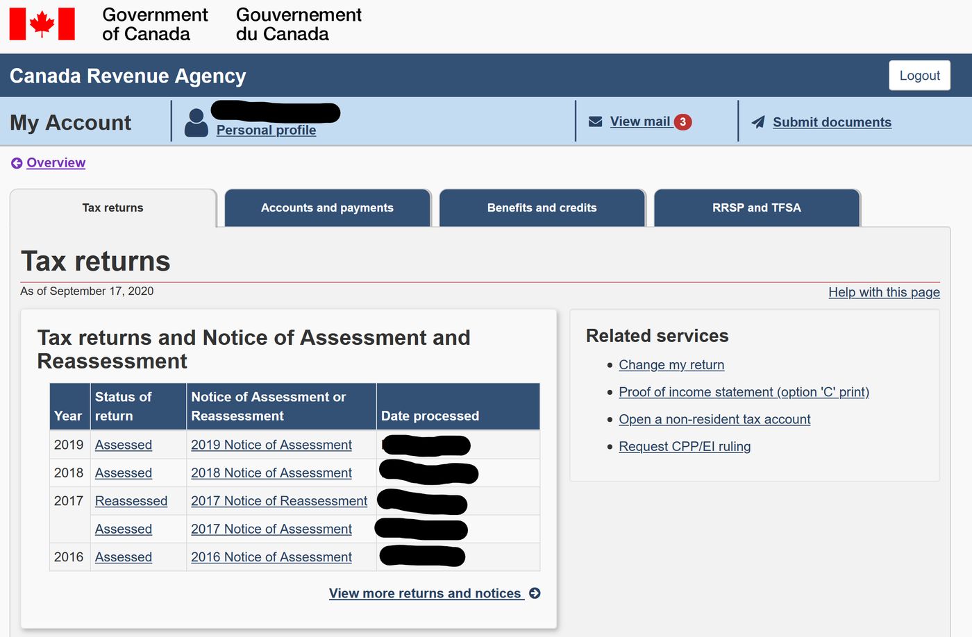 Getting your tax information from the CRA website, West of the Fifth Law, Local lawyers in Warburg Alberta