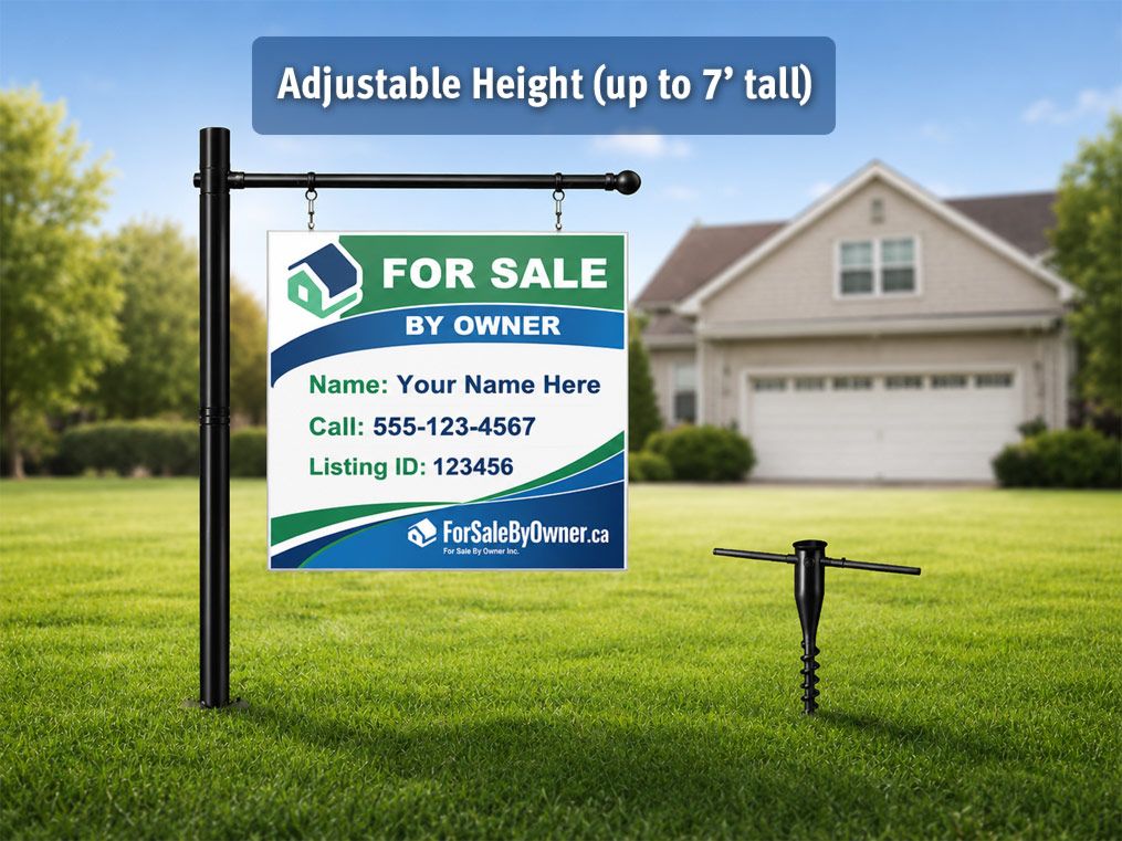 Customized For Sale By Owner Lawn Signs in Canada