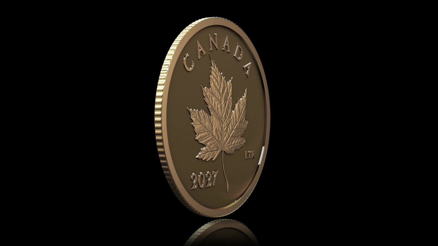 Iconic Maple Leaf,  0.5g Pure Gold Coin (2027) | The Royal Canadian Mint