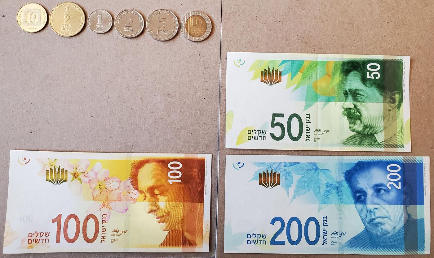 Current Issue Israeli New Shekel (ILS) Notes and Coins 🇮🇱 : r/Banknotes