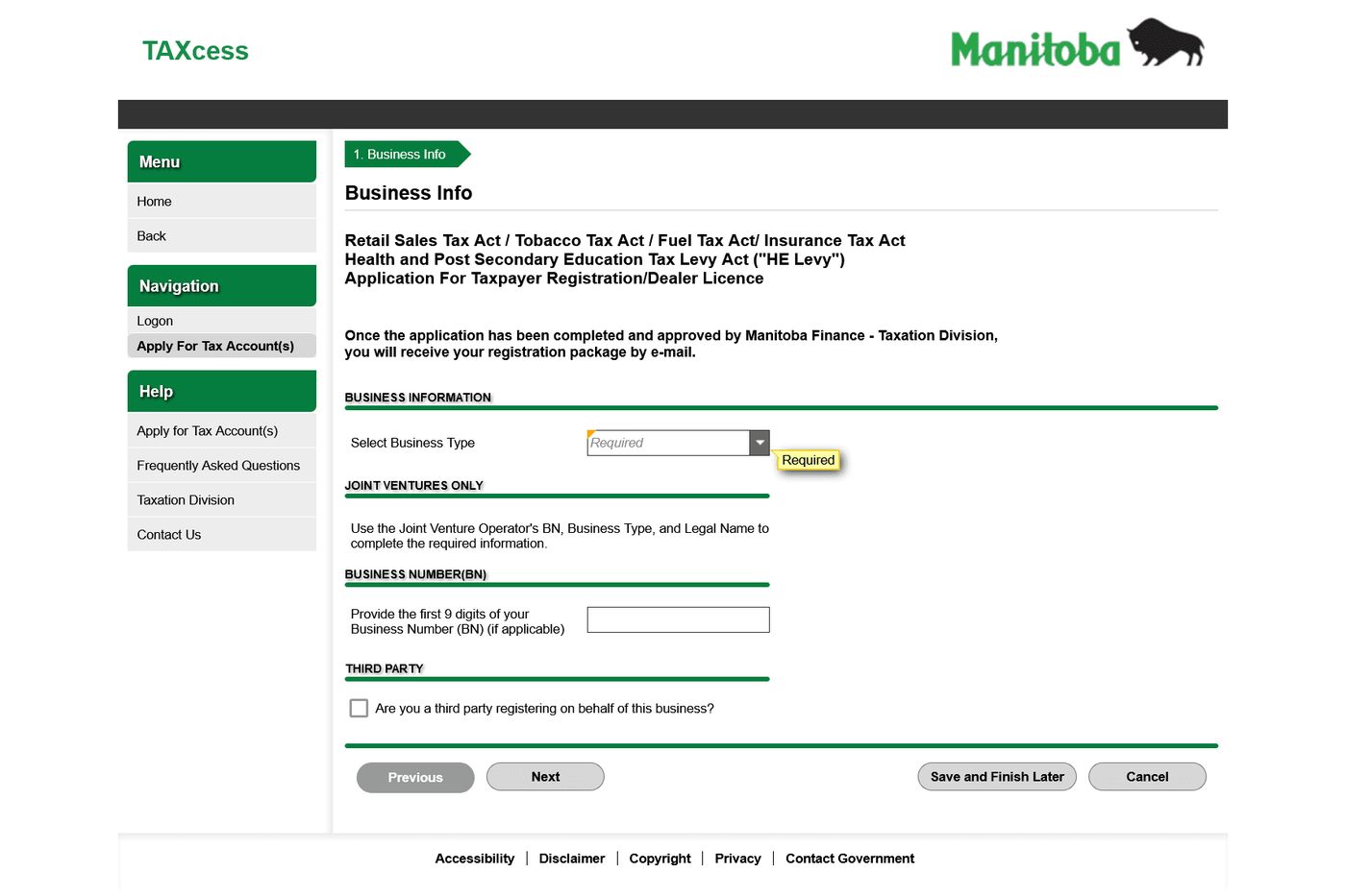 How to Register & File Taxes Online in Manitoba in 2026
