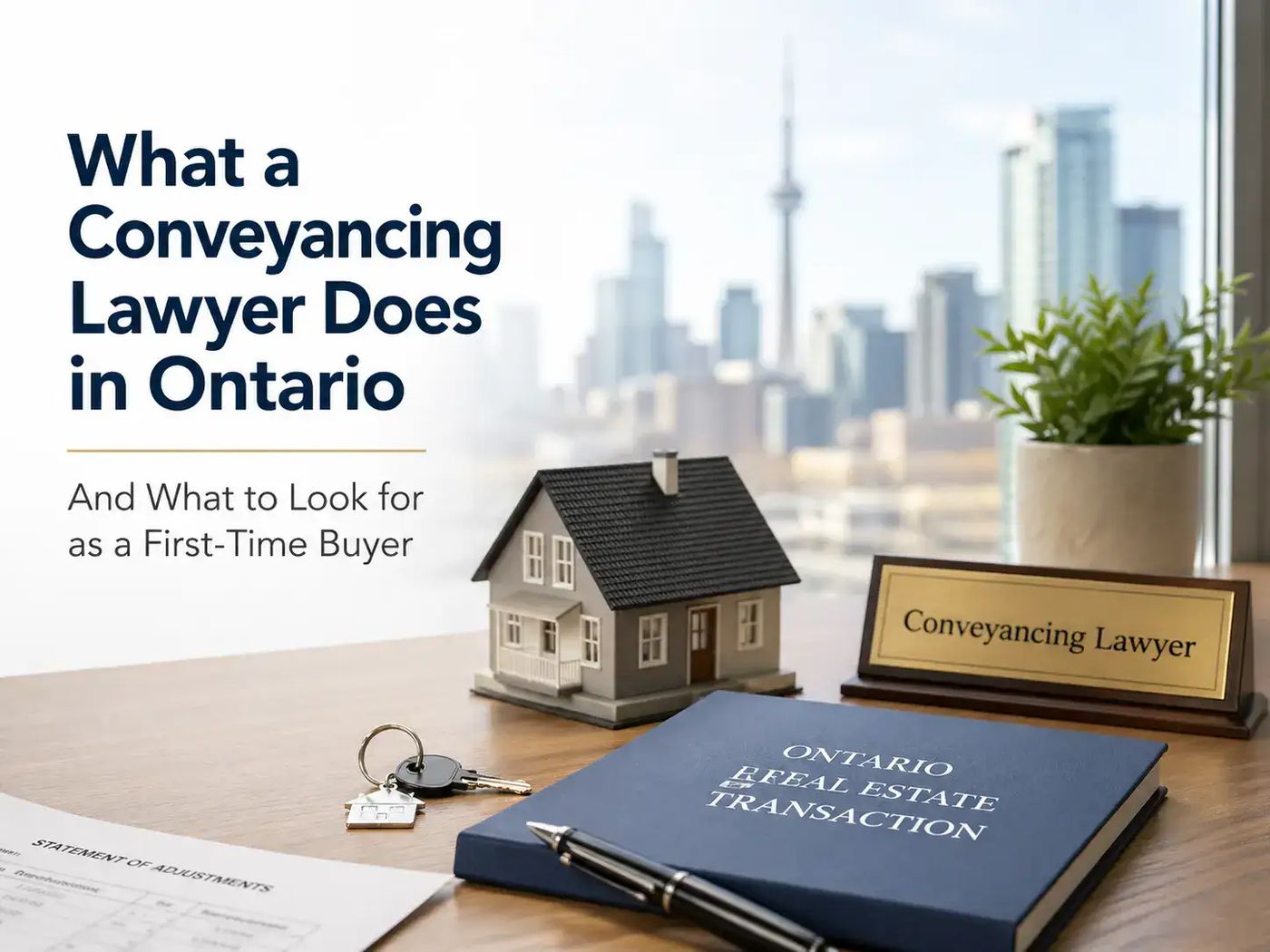 What a Conveyancing Lawyer Does in Ontario And What to Look for as a  First-Time Buyer