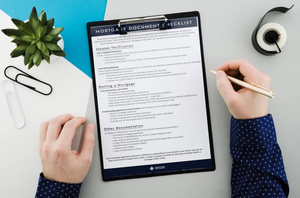 Mortgage Document Checklist: What You Need to Apply for a Mortgage, Everything Mortgages