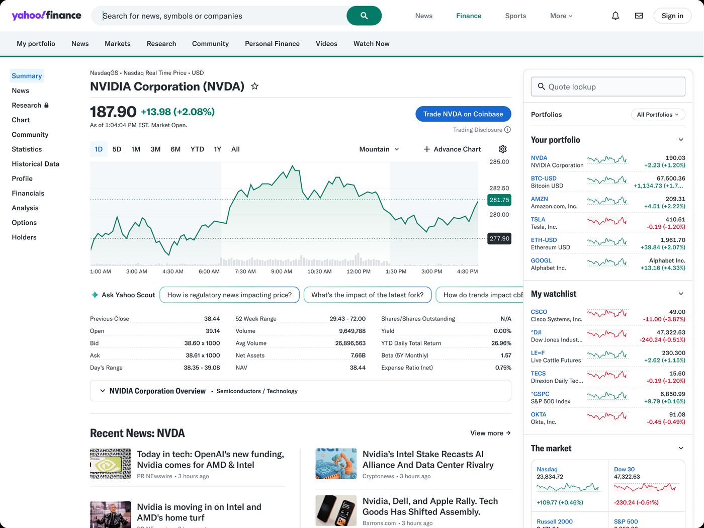 Coinbase Opens Stock Trading to Everyone in the US, Partners with Yahoo Finance to Power Discovery