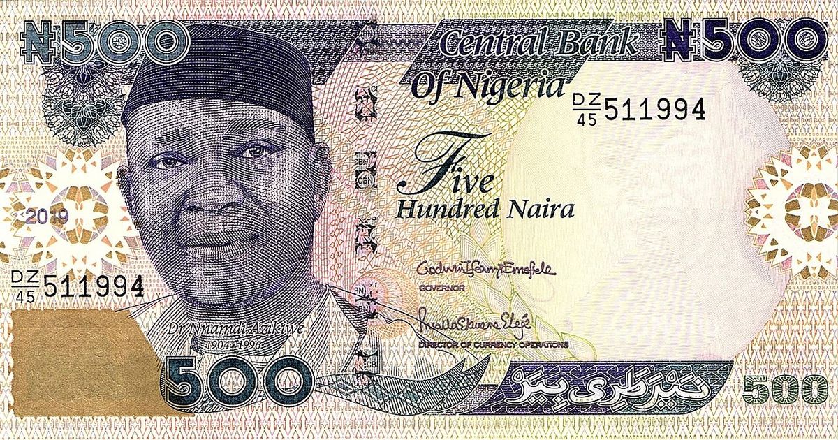 Ezekiel 500 Naira note