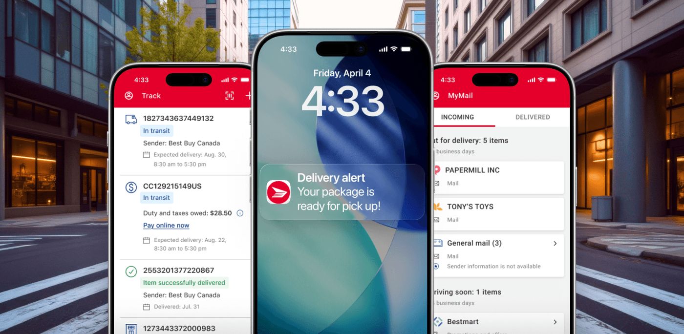 Get the app to track, receive and send | Canada Post