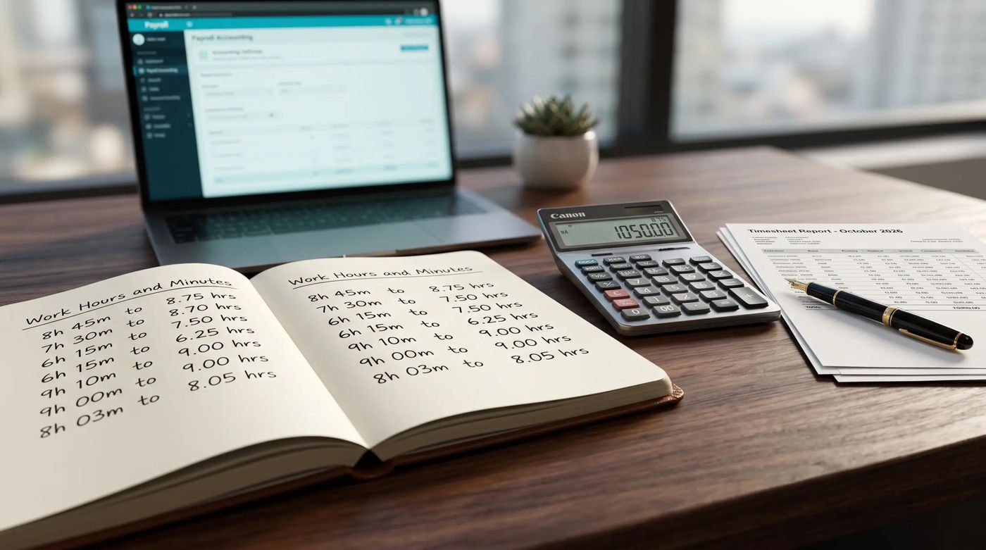 How to Convert Hours to Decimals for Payroll