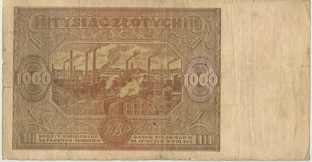 This is a communist issue II 1000 zł banknote