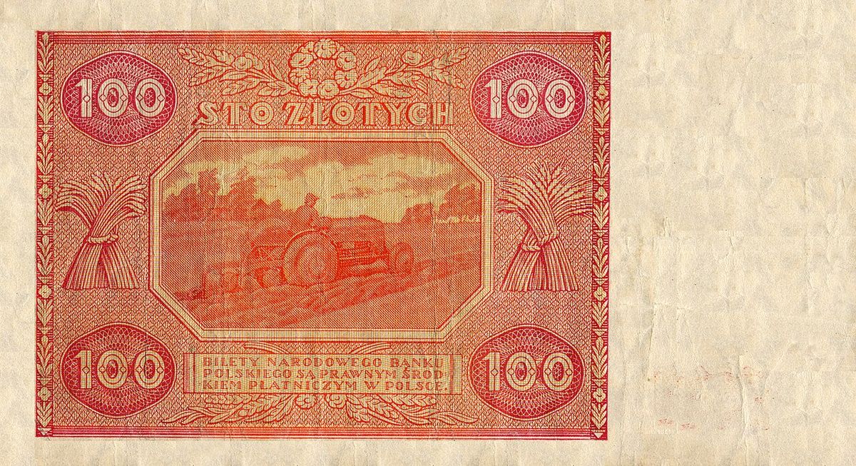 Paper money:Poland: 100 zlotych: 1946 year