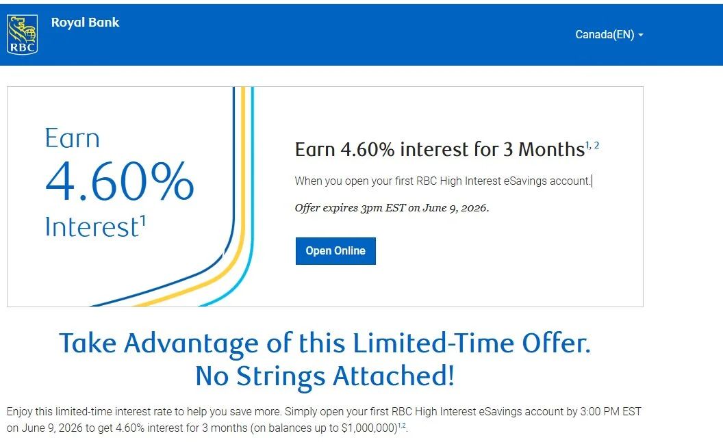 RBC] RBC HISA account 90days promotional rate 4.6% - Page 7 -  RedFlagDeals.com Forums