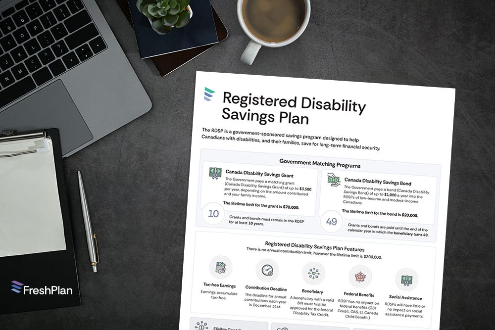 Registered Disability Savings Plan, Fresh Plan