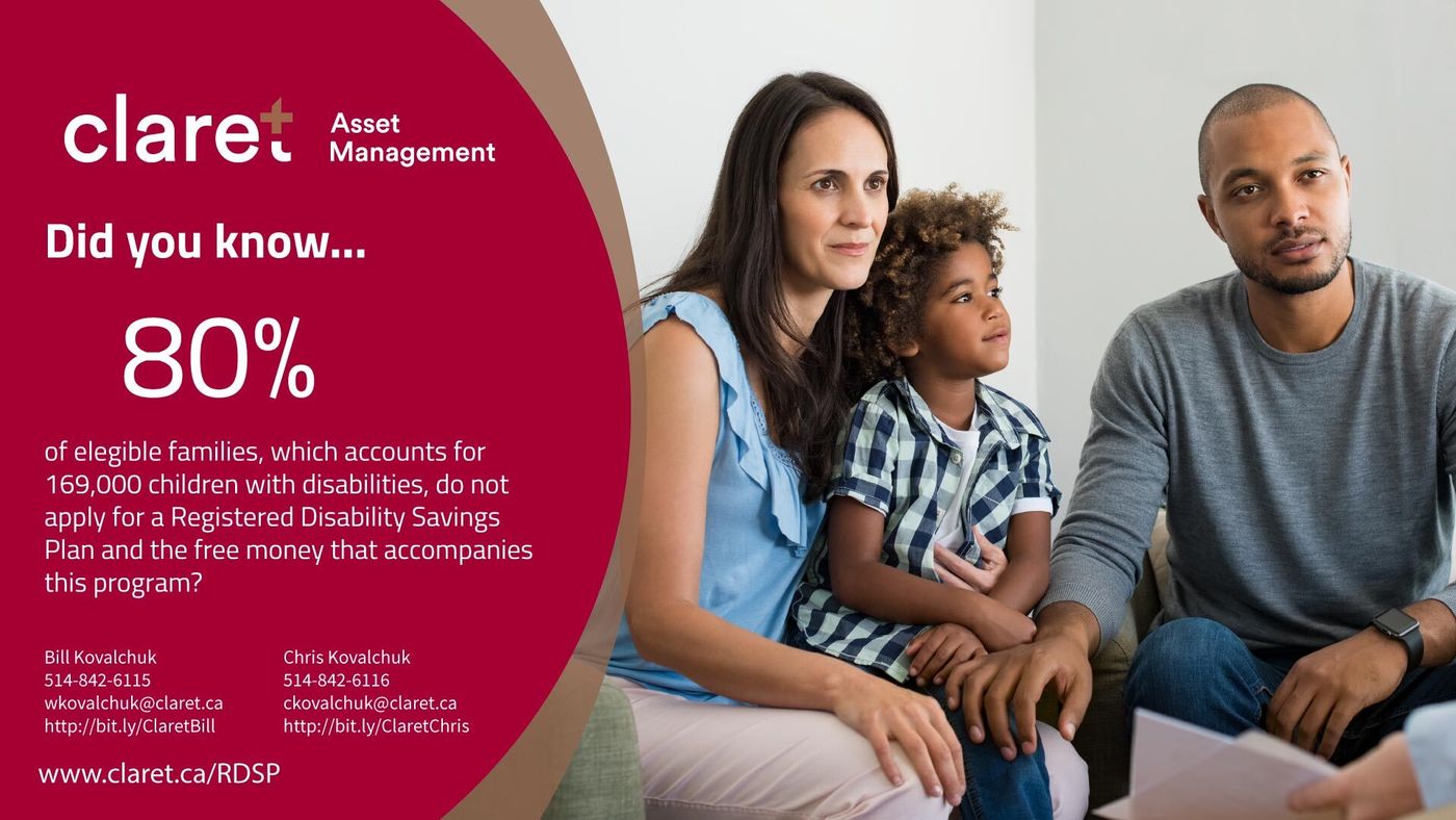 Registered Disability Savings Plan (RDSP) - Claret