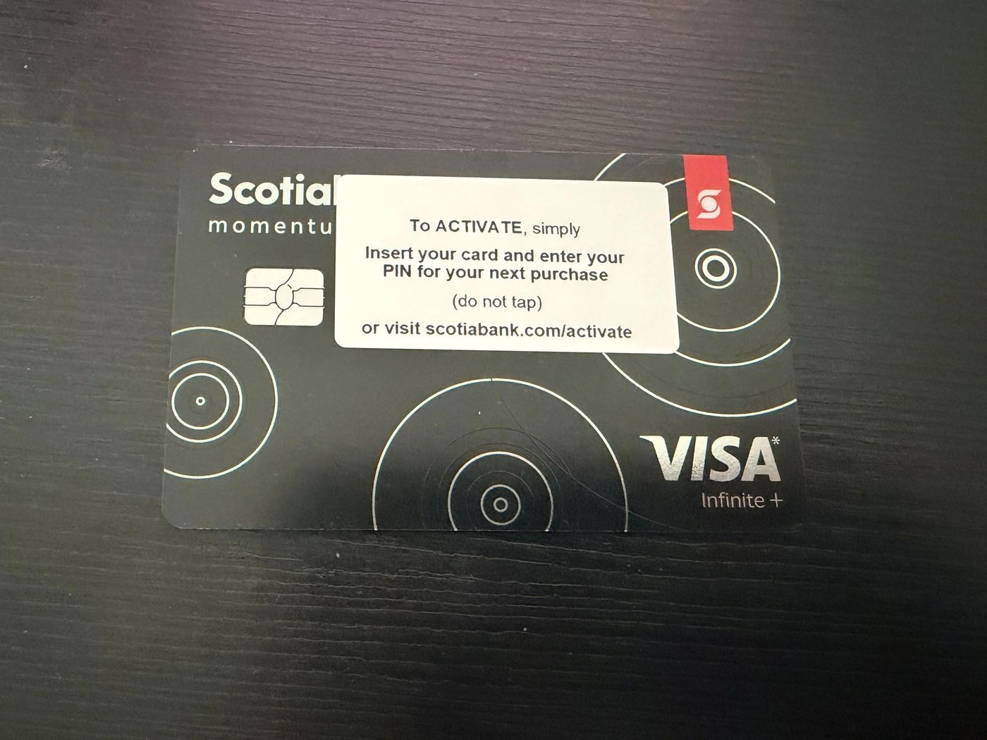 Has anyone with a visa infinite momentum card received their new refreshed  card yet? : r/Scotiabank