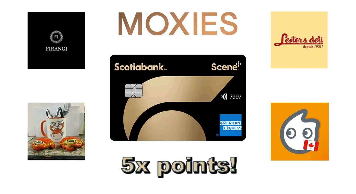 Scotiabank Gold American Express Card: 41 new confirmed multiplier  locations to earn up to 5x points, Rewards Canada
