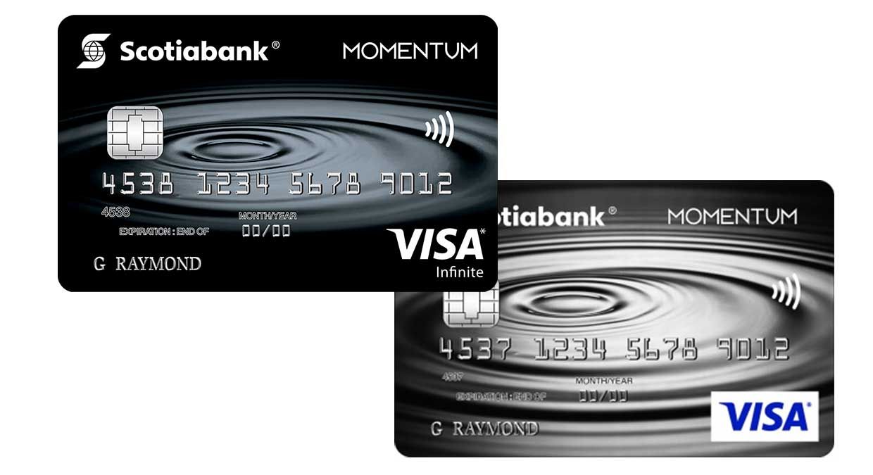 Scotiabank Momentum Visa cards receive new accelerated earn rates and  anytime cash back redemptions! - Rewards Canada