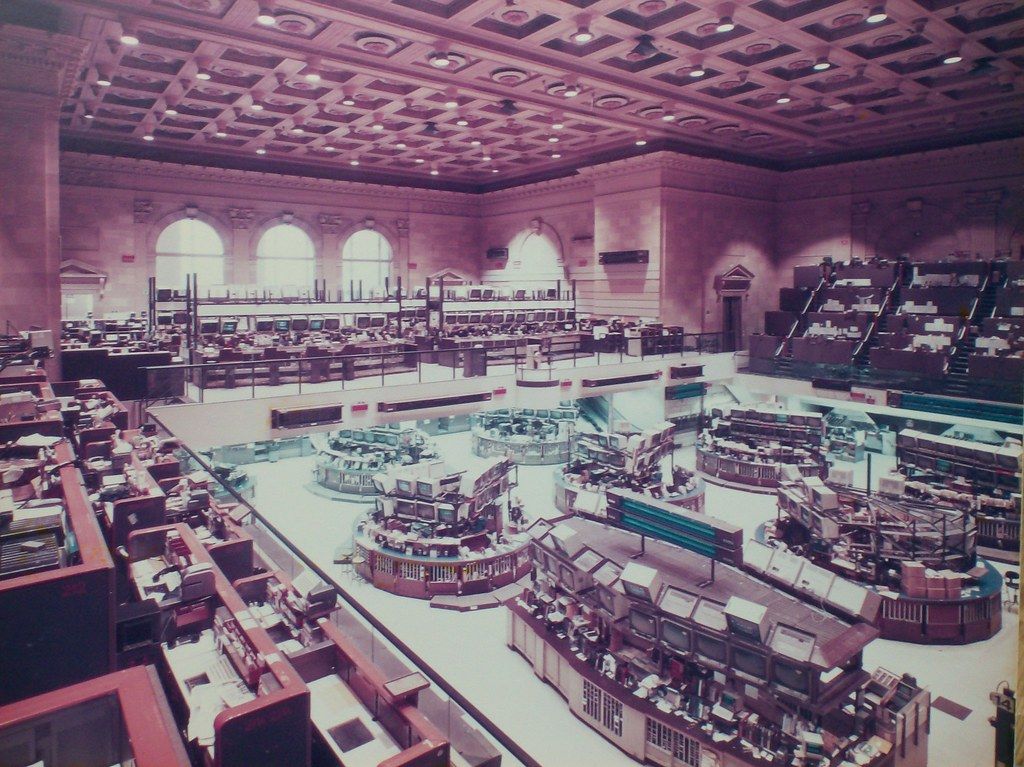 The Old American Stock Exchange Trading Floor; ca. 1980's | Flickr