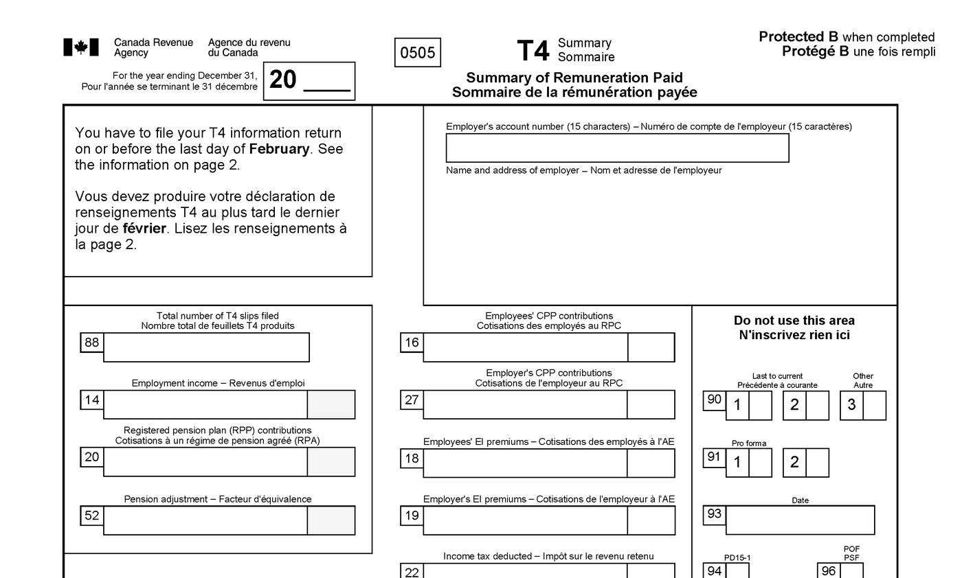 What is a T4 Summary? A Guide for Canadian Payroll Taxes