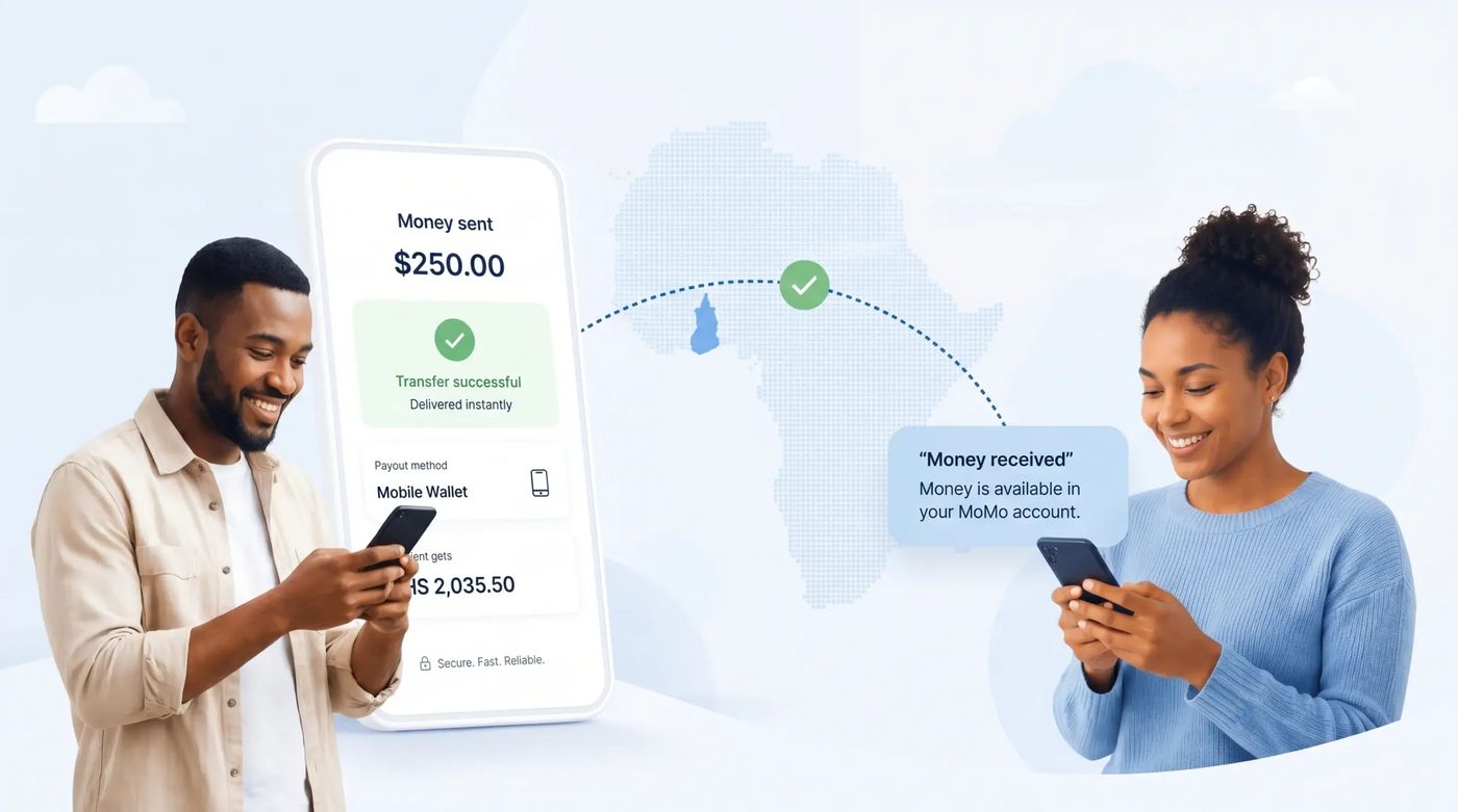 Top Mobile Wallet International Transfers to Africa | PayAngel