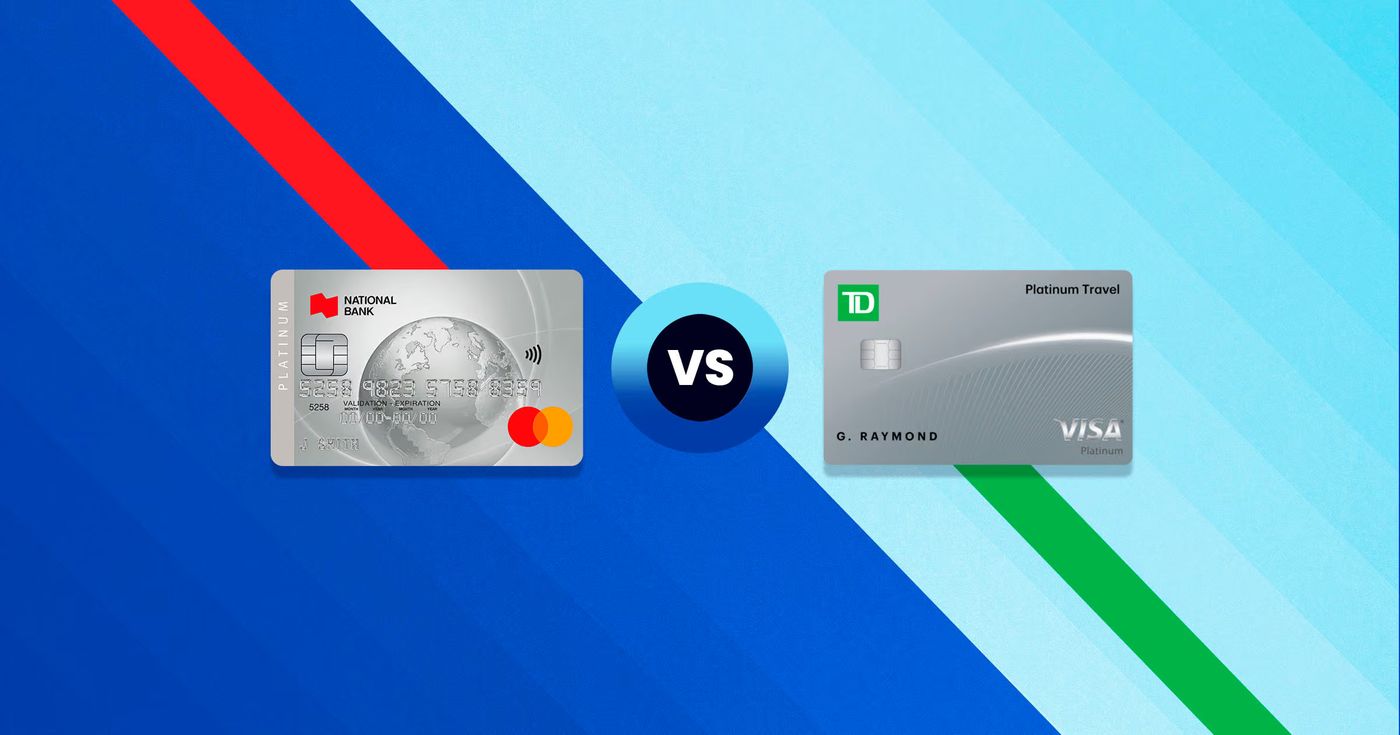 Head-to-Head: TD Platinum Travel Visa Card vs. National Bank Platinum Mastercard Card | Milesopedia. | Milesopedia