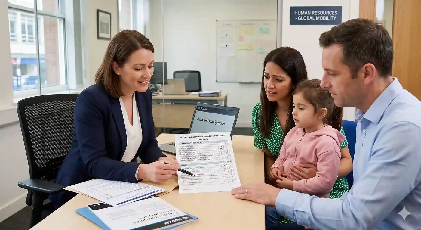 UK Family Visa (Dependents) Document Checklist 2026 for Employers