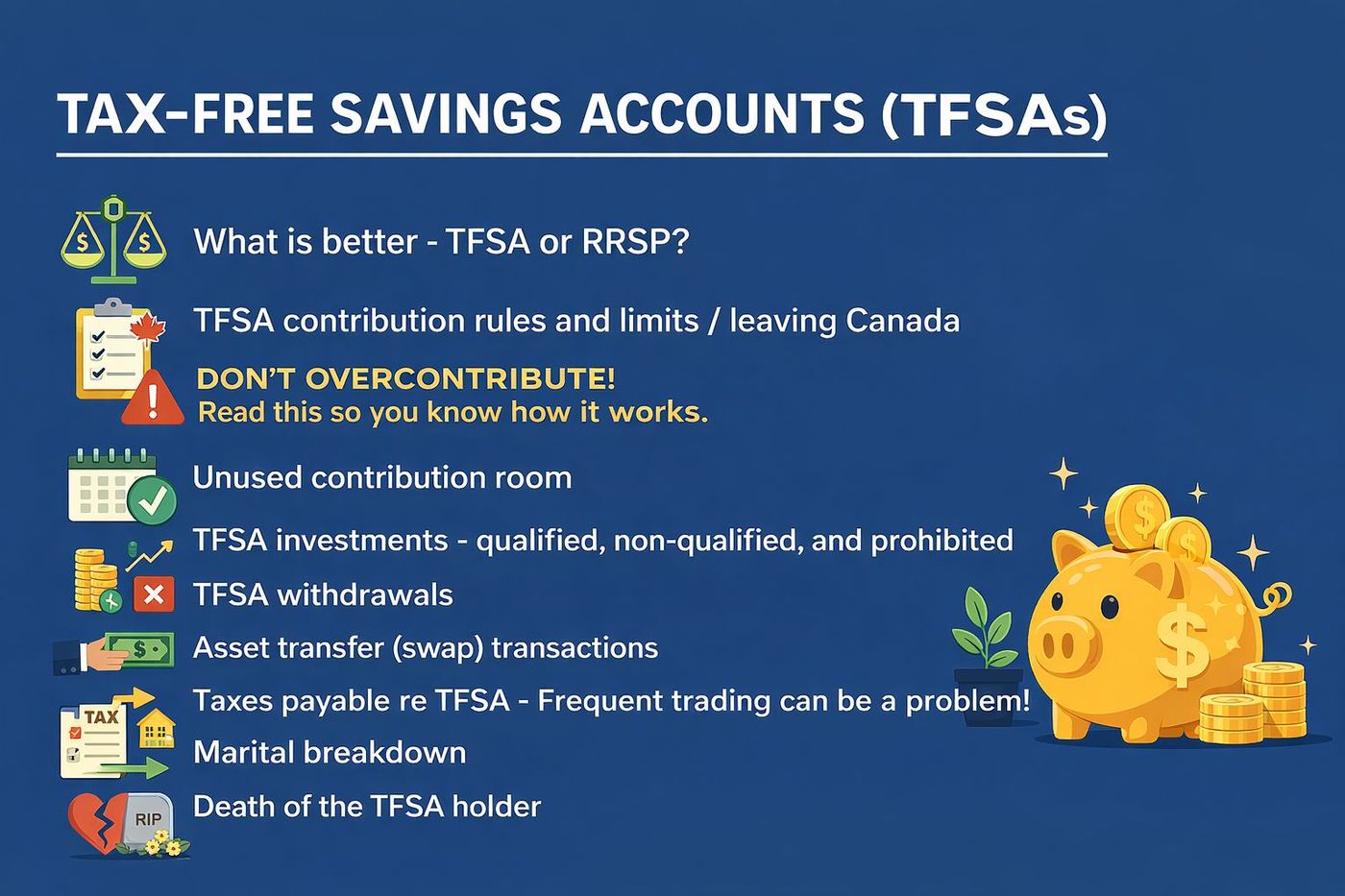 TaxTips.ca, Tax-Free Savings Accounts (TFSAs)